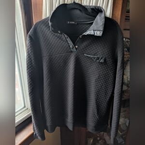 Quilted Black Women's Pullover Hoodie